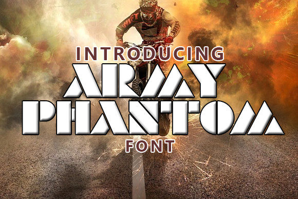 Army Phantom: How This Bold Display Font Boosts Campaign Visuals