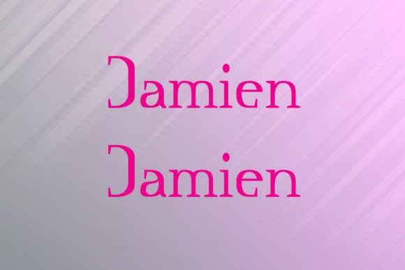 Damien: A Bold Slab Serif Font for Crafters & Sellers