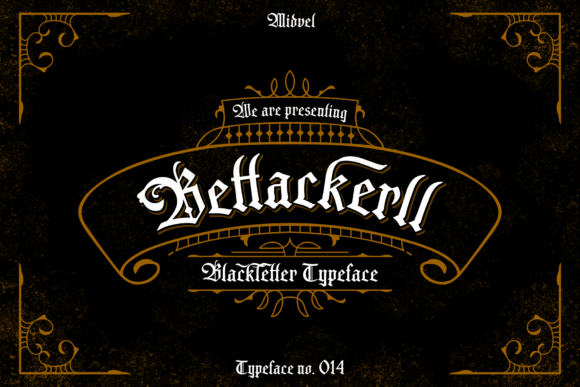 Elevate Your Visual Campaigns with the Bettackerll Typeface
