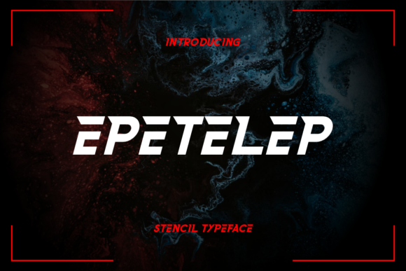 Epetelep: A Bold Display Font for Modern Marketing Visuals