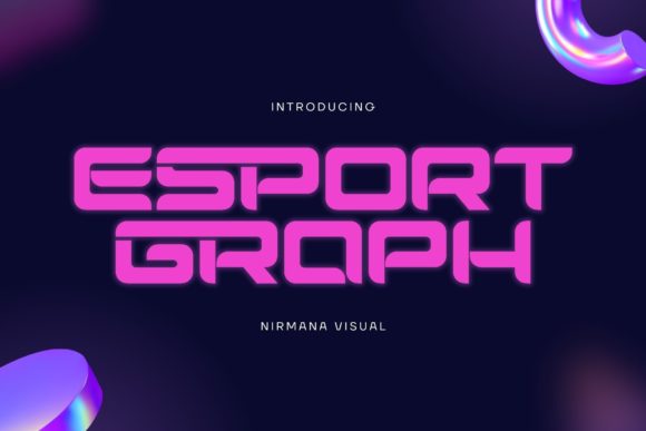 Esport Graph: A Futuristic Display Font for Bold Brand Identities
