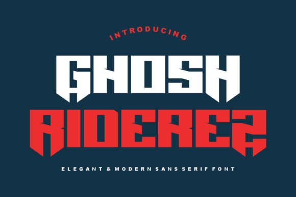 Ghosh Riderez: A Bold Sans Serif for Modern Web Design