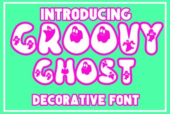 Groovy Ghost: A Spookily Stylish Display Font for Crafters and Makers