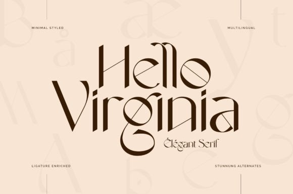 Hello Virginia: A Stylish Sans Serif Font for Modern Marketers