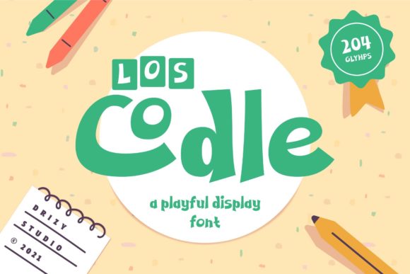 Los Codle: A Playful Serif Font That Elevates Small Business Branding