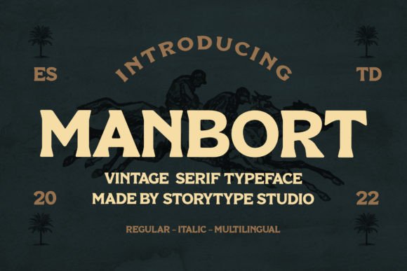 Manbort: A Vintage Serif Font That Elevates Small Business Branding