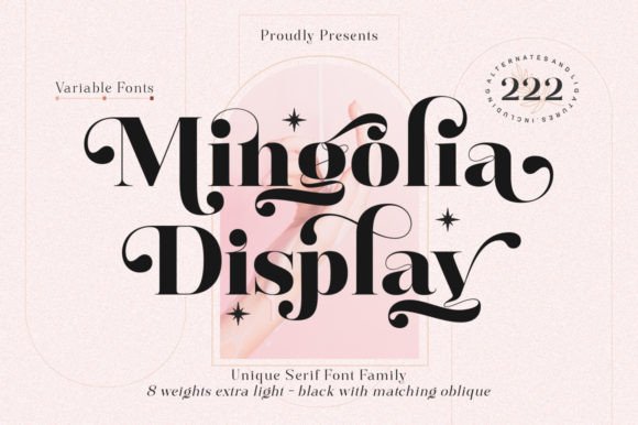 Mingolia Display: A Modern Serif Font for Web Design That Elevates Digital Branding