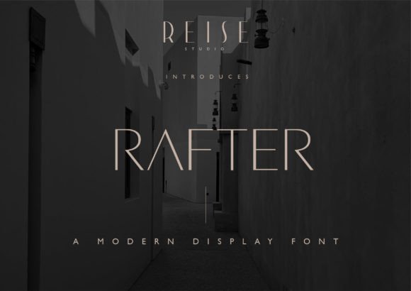 Rafter: A Modern Sans Serif Font for Editorial Design and Digital Publishing