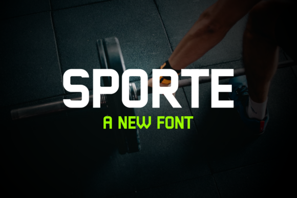 Sporte: A Dynamic Display Font for Bold Campaign Visuals